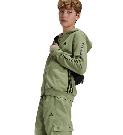 adidas Performance Cardigan - J JAM FZ HD - Grøn