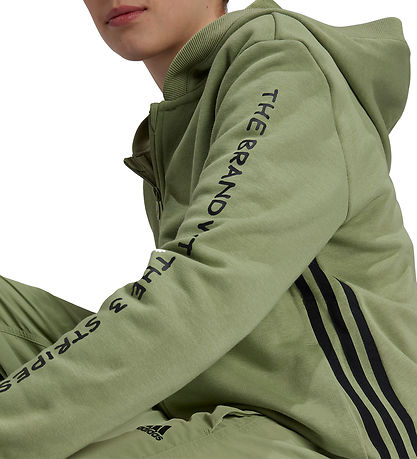 adidas Performance Cardigan - J JAM FZ HD - Grøn