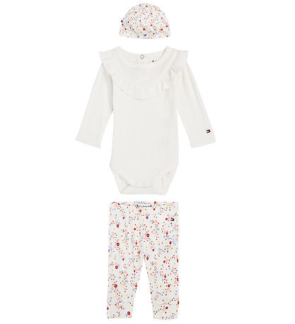 Tommy Hilfiger Gaveæske - Body l/æ/Bukser/Hue - White Flower