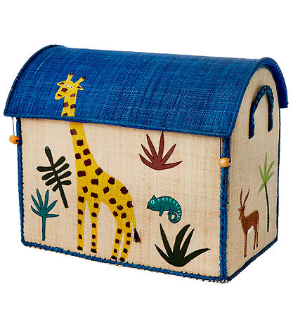 Rice Opbevaringskurve - Raffia - 3 stk. - 52/45/37 cm - Jungle