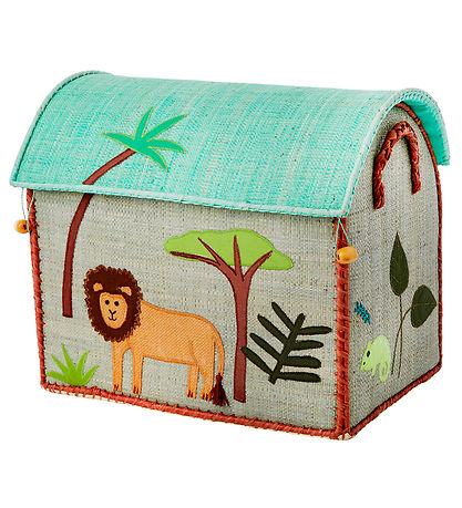Rice Opbevaringskurve - Raffia - 3 stk. - 52/45/37 cm - Jungle