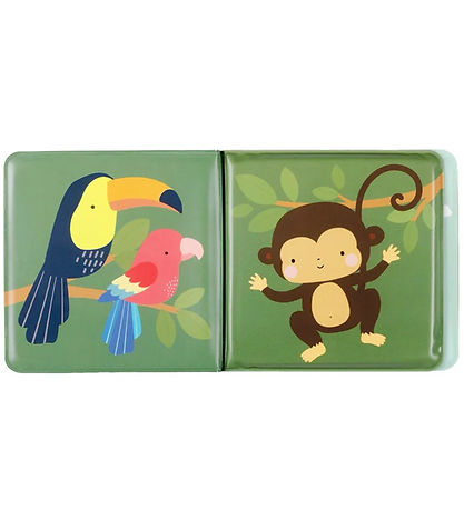 A Little Lovely Company Badebog - Jungle Friends