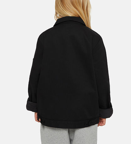 Dickies Jakke m. Fleece - Cropped - Eisenhower - Sort
