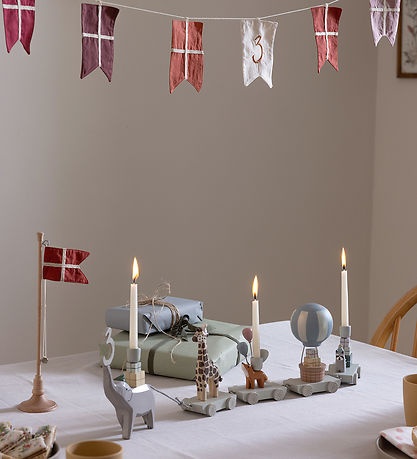 Sebra Fødselsdagstog - Træ - 55 cm - World Of Sebra