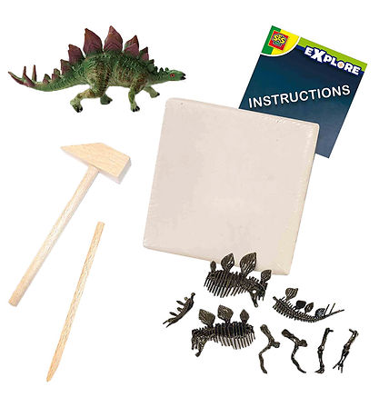 SES Creative Udhug - Explore - Stegosaurus og Skelet