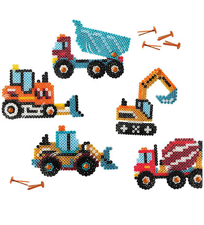SES Creative Perler - Strygeperler - 2400 stk - Strygeperler Byg