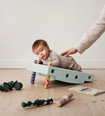 MODU Baby Motoriksæt - 10 Dele - Ocean Mint/Forest Green