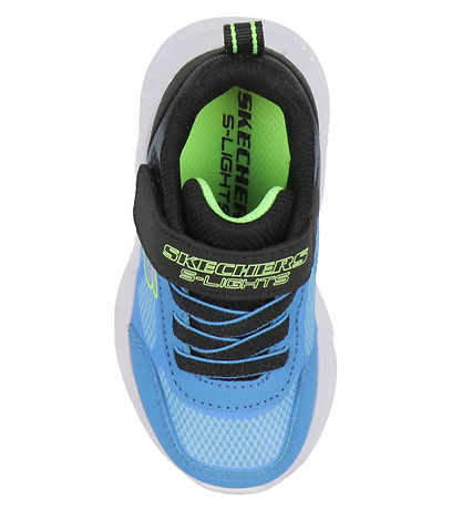 Skechers Sko m. Lys - Krendox - Black/Blue