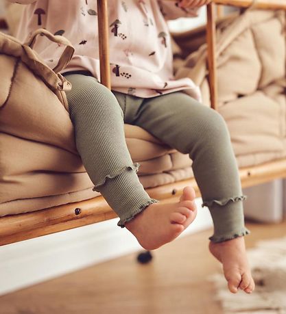 Müsli Leggings - Rib - Cozy Me - Poetry Green