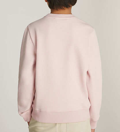 Calvin Klein Sweatshirt - Mono Mini Badge - Peach Whip
