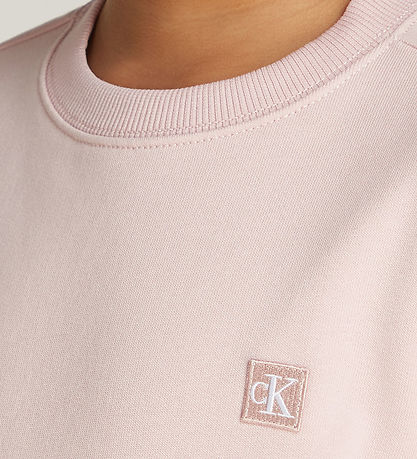 Calvin Klein Sweatshirt - Mono Mini Badge - Peach Whip