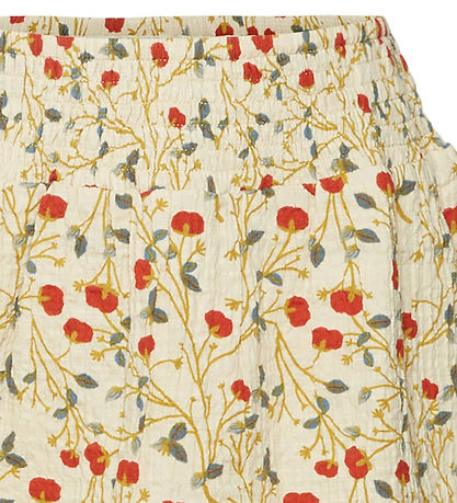 Vero Moda Girl Nederdel - VmBia - Oyster Gray/Tomato
