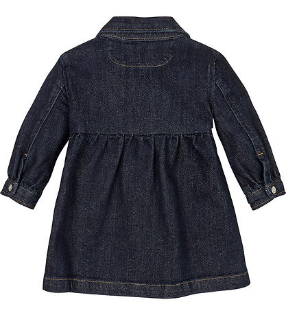 Calvin Klein Kjole - Denim Shirt Dress - Clean Rinse Blue