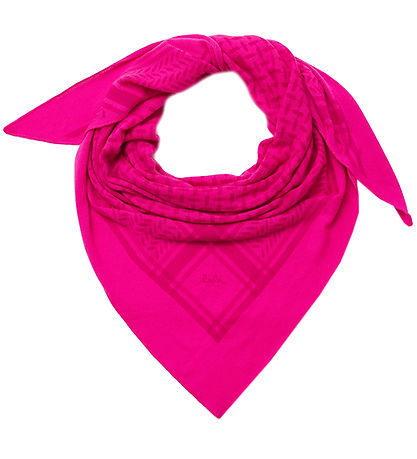 LaLa Berlin Tørklæde - 162x85 - Triangle Trinity - Pink/Azaela