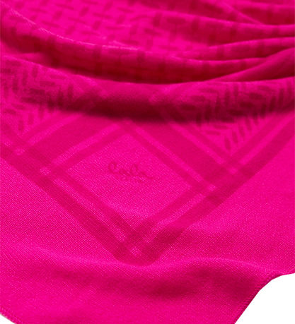 LaLa Berlin Tørklæde - 162x85 - Triangle Trinity - Pink/Azaela
