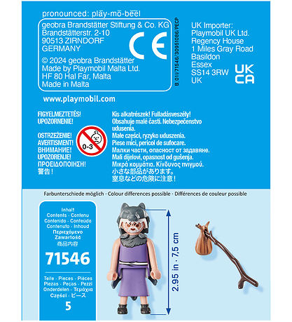 Playmobil Asterix - Prolix - 71546 - 5 Dele