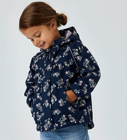 Name It Softshelljakke m. Fleece - NmfAlfa08 - Dark Sapphire
