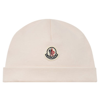 Moncler Sæt - Hue/Savlesmæk/Body l/æ - Light Pink m. Bamse