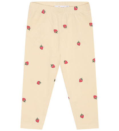 The New Siblings Leggings - TnsLarawila - Angora Strawberry AOP