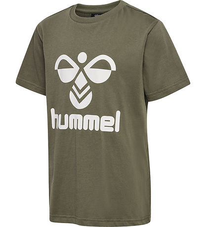 Hummel T-shirt - HmlTres - Dusty Olive