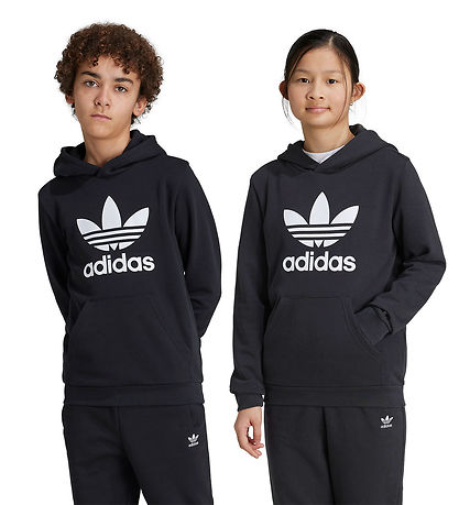 adidas Originals Hættetrøje - Trefoil - Sort