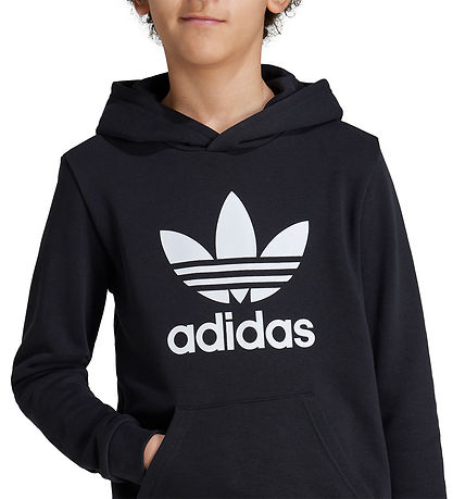 adidas Originals Hættetrøje - Trefoil - Sort