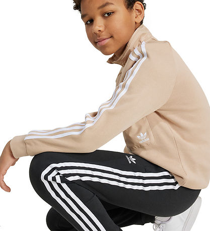 adidas Originals Sweatpants - Trefoil - Sort/Hvid