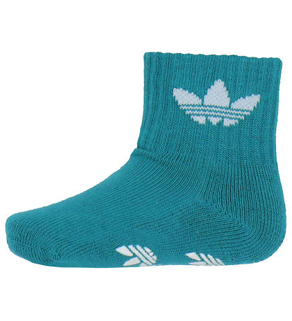 adidas Originals Strømper m. Antiskrid - 2-Pak - Petroleum/Rosa