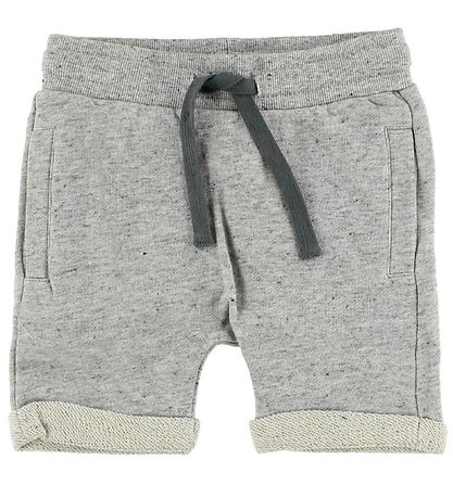 En Fant Shorts - Grmeleret m. Opsmg