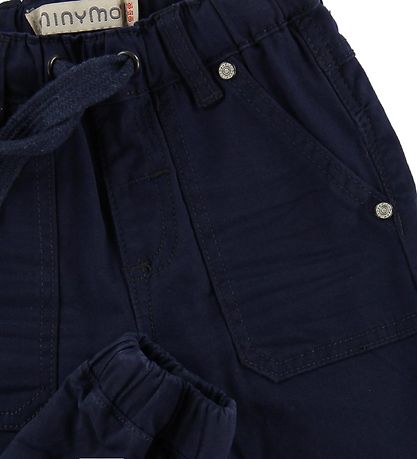 Minymo Bukser - Twill Loose - Navy