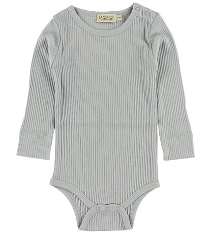 MarMar Body - L/ - Rib - Modal - Lysebl