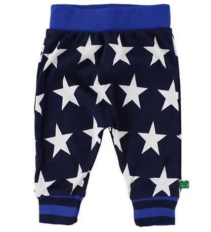 Freds World Bomuldsbukser - Navy/Bl m. Stjerner