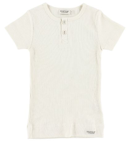 MarMar T-shirt - Rib - Modal - Offwhite