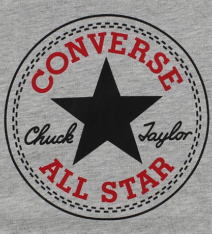 Converse T-shirt - Grmeleret m. Logo