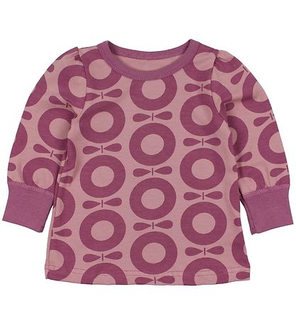 Katvig Classics Bluse - Rosa m. Lilla bler