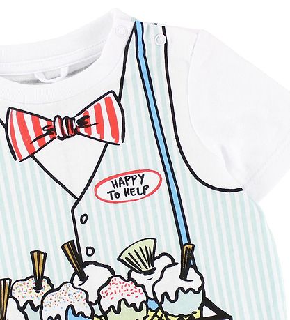 Stella McCartney Kids T-shirt - Hvid m. Isslger