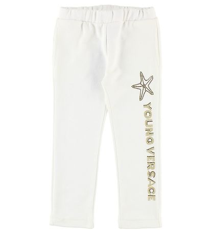 Young Versace Sweatpants - Hvid m. Sstjerne