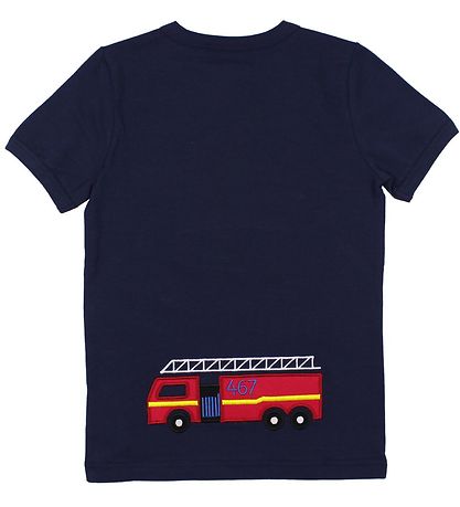 Freds World T-shirt - Navy m. Brandmand