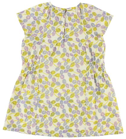 Mini A Ture Kjole - Creme m. Print