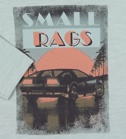 Small Rags Bluse - Lys Bl m. Print