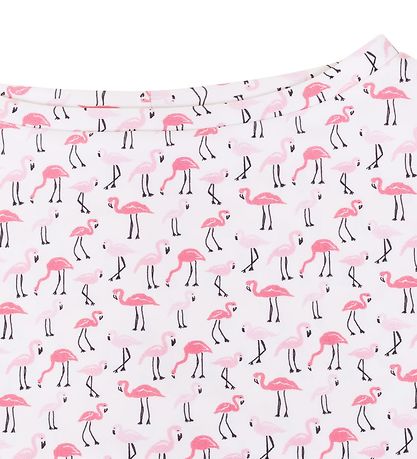 Petit Crabe Badebluse - Luna - UV50+ - Creme m. Flamingo