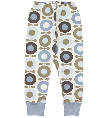 Katvig Leggings - Bl m. bler