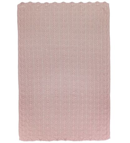 Nørgaard Madsens Tæppe - Strik - 75x100 cm - Støvet Rosa