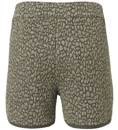 Rosemunde Shorts - Olivengrøn m. Guld