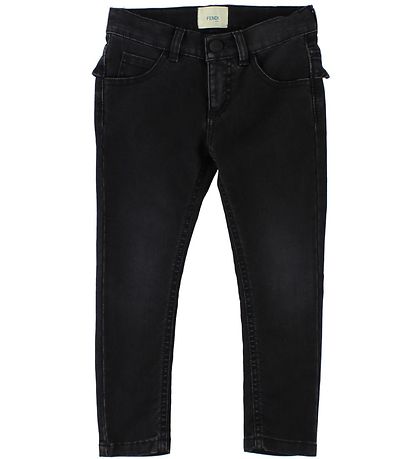 Fendi Kids Jeans - Sort m. Flse