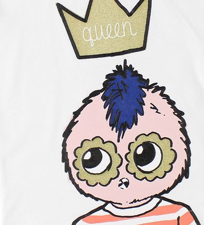 Fendi Kids T-shirt - Hvid m. FendiRumi/Guldkrone