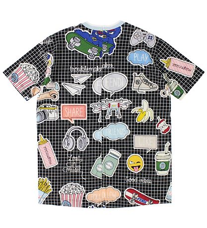 Fendi Kids T-shirt - Sortternet m. Print