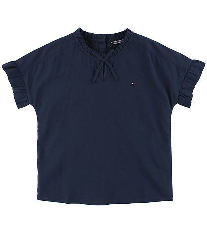 Tommy Hilfiger T-shirt - Navy m. Flsekant