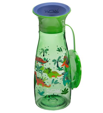 Wow Cup Drikkedunk - Mini - 350 ml - Grn m. Dinosaur