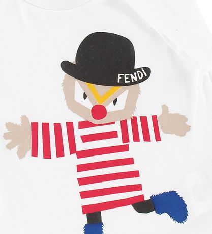Fendi Kids T-shirt - Hvid m. Klovn